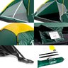 Barraca de Acampar Camping Iglu 2 Pessoas com Mosquiteiro Coluna D`Água 300mm Bel Fix Verde - 2