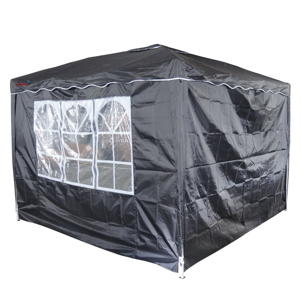 Tenda Gazebo Articulada 3x3 m com 2 Paredes Alumínio Barraca Praia Camping Sanfonada Bolsa Importway