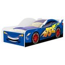 Ver imagem 1 de Cama Carro Juvenil Mdf 158x73 Cm 4040 Azul Decmade