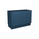 Ver imagem 1 de Balcão de Cozinha Évora Ph 3117 C/ 1 Porta 3 Gavetas e Divisor de Talheres S/ Tampo 120cm Azul -