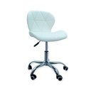 Ver imagem 3 de Cadeira de Escritório Giratória Modelo Secretária em Couro Sintético