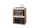 Ver imagem 3 de Balcão Adriana para Cooktop 4 ou 5 Bocas Amêndoa/branco - Ajl Móveis