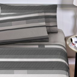 Jogo de Cama Queen 100% Algodão 4pçs Essenciale Estampados:adrian - 1