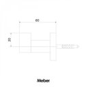 Ver imagem 2 de Cabide para Toalha Quadra Meber Metais