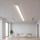 Ver imagem 1 de Luminária Led Sobrepor Linear 80w 120cm Bivolt Branco Frio