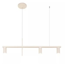 Pendente Moderno Minimalista Linear Tubular para 3 Dicroicas Dourado - 5