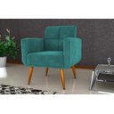 Ver imagem 1 de Poltrona Decorativa Havana Veludo Verde Menta E437 - Matrix