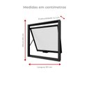 Ver imagem 2 de Janela Maxim-Ar sem Grade 60CMX60CM em Alumínio Preto com Vidro