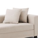 Ver imagem 2 de Recamier Divã Aspen 1,40m Linho Bege - Inova Decorações