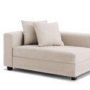 Ver imagem 3 de Recamier Divã Aspen 1,40m Linho Bege - Inova Decorações