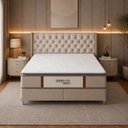 Ver imagem 4 de Colchão Casal Sr Life Premium Slim Molas Ensacadas Espuma D45 138x188x31cm Bege