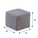 Ver imagem 7 de Kit Poltrona Amamentação Balanço e Puff Linho Quarto Bebê:cadeira Alta Linho Cinza