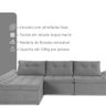 Sofá Milos Chaise e 4 Lugares 3,25m - 3