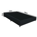 Ver imagem 3 de Cama Box Casal com Colchão D23 138x188x57 Preto Inmetro