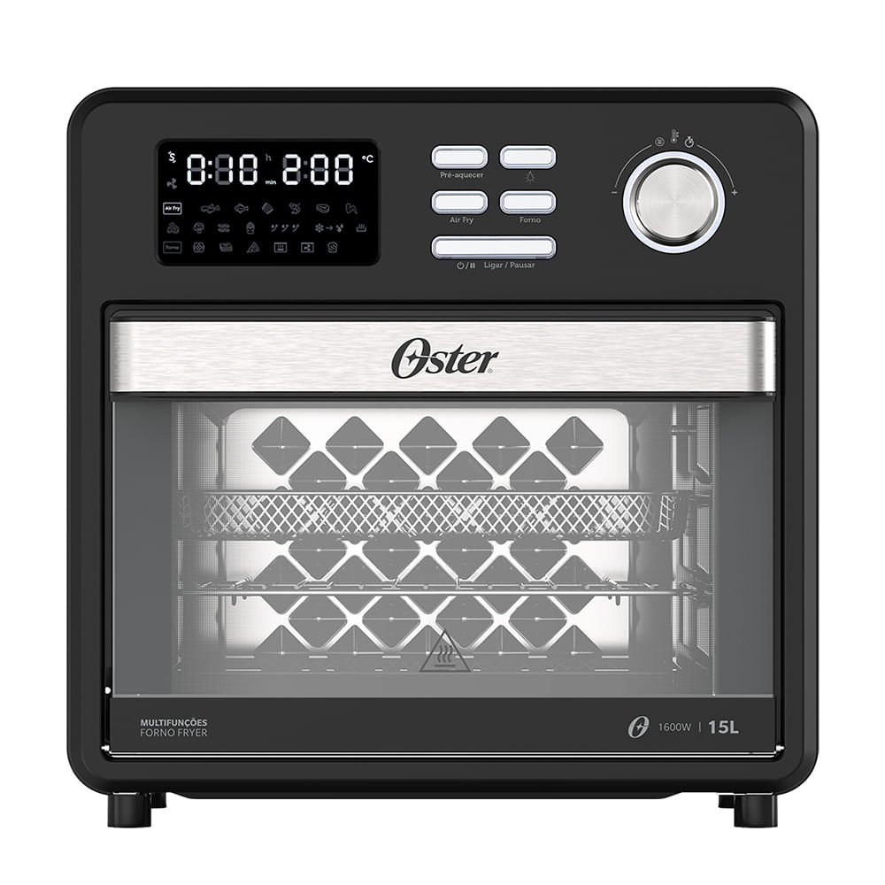 Forno e Fryer 15l Oster Multifunções Compact 10 em 1 - 127v - 10