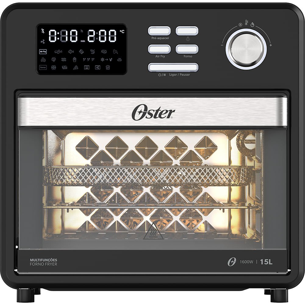 Forno e Fryer 15l Oster Multifunções Compact 10 em 1 - 127v