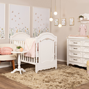 Ver imagem 2 de Berço Lilie Clássico | Americano 2 em 1 | Branco Provençal