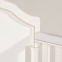 Ver mais imagens de Berço Lilie Clássico | Americano 2 em 1 | Branco Provençal