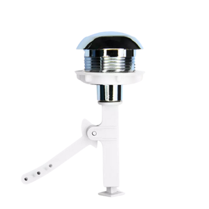 Botão Cromado de Privada Vaso Logasa - Facil Instalação Acionamento Simples