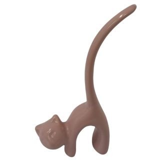 Ver imagem 1 de Gato Porta Anel Cerâmica:branco