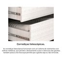 Ver imagem 4 de Guarda roupa solteiro com Espelho 2 portas 4 gavetas Melissa ACP Móveis Branco/Rosa ACP MÓVEIS