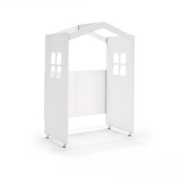 Cabeceira Casinha Solteiro Infantil com Led Leticia - Branca - 2