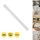 Ver imagem 2 de Painel 30w Led 122x12 Embutir Slim Retangular Branco Quente 3000k Bivolt