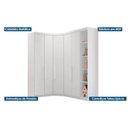 Ver imagem 2 de Quarto Modulado N. Horizonte Rizon 4PÇS Q209 Cumaru