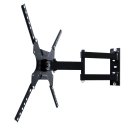 Ver imagem 2 de Suporte para Televisão Articulado Preto de Parede Lcd Led Smart Tv 23 a 55 Pol Resistente Cs0040a