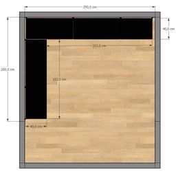 Conjunto de Móveis para Closet 2 - 4