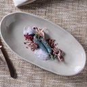 Ver imagem 5 de CONJUNTO C/ 4 TRAVESSAS OVAL FUNDA GRANDE ORGÂNICO CLAY 32x16 cm