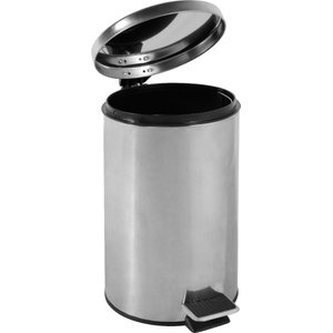 Lixeira Redonda 12L Inox Vonder