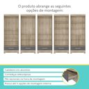 Ver imagem 2 de Closet Modulado Abel 3 Gavetas Carvalho/cinza - Moville