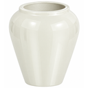Ver imagem 2 de Vaso de Fibra de Vidro Bali U 71cm Vitrificado Grande Off White