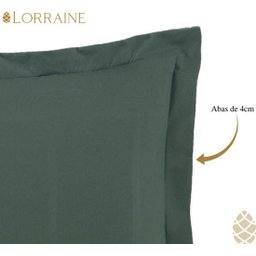 Fronha Avulsa Toque Acetinado 50x70 Altenburg Verde Granito - 3