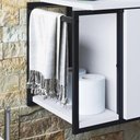 Ver imagem 3 de Gabinete de Banheiro Suspenso 80cm para Cuba Ripy Branco Z54 - Mpozenato
