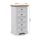 Ver imagem 3 de Cômoda Infantil 5 Gavetas Toledo