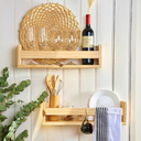 Ver imagem 1 de Prateleira revisteiro\porta tempero de madeira