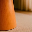 Ver imagem 5 de Mesa de Jantar Tampo em MDF com Vidro e Base em Madeira 110cm Araçá Branco/Off-White
