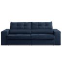 Ver imagem 4 de Sofá Retrátil e Reclinável 3 Lugares 2,30m com Molas Mirela Suede Adonai Estofados