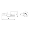 Ver imagem 2 de Soquete Trafix 3/8" T-25 - 44813125 - Tramontina
