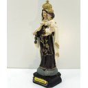 Ver imagem 2 de Estatueta Imagem Nossa Senhora do Carmo Resina Enfeite 16cm