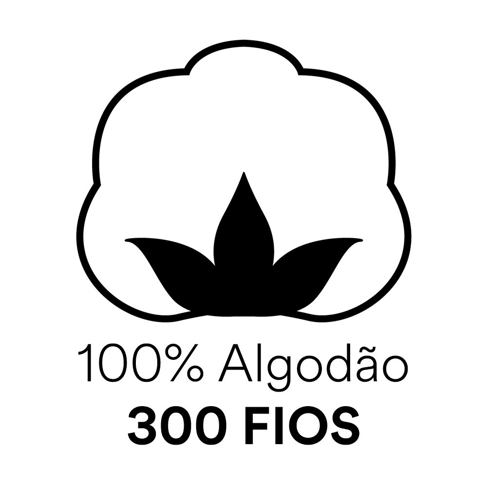 Jogo De Lençol Super King Size 100% Algodão 300 Fios Ponto Palito Completo 40cm altura Branco 4 Peça - 2