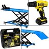 Elevador Hidráulico de Motos até 450 Kgs e Parafusadeira e Furadeira Bateria 12v e Kit Evald - 2