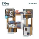 Ver imagem 2 de Beliche Solteiro Vegas Branco Amadeirado Acetinado - Tigus
