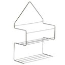 Ver imagem 1 de Porta Shampoo e Sabonete Suporte Duplo de Registro sem Furo Cromado