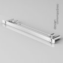 Ver imagem 2 de Porta Toalha Duplo para Banheiro Toalheiro Suporte Grego Metal Alto Brilho Modelo Patmos