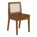 Ver imagem 6 de Mesa Redonda Andria 4 Cadeiras Sextavadas Freijó/off/c.caramelo - M.a Freijó/off Pre/corino