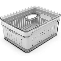 Pote Organizador de Geladeira 2,2 Litros com Tampa Clear Fresh - 1