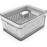 Pote Organizador de Geladeira 2,2 Litros com Tampa Clear Fresh - 1